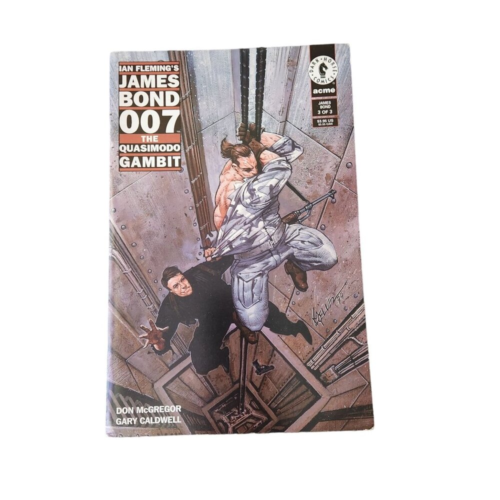 Dark Horse James Bond The Qusimodo Gambit #3 1995 Comic Book Bagged Boarded